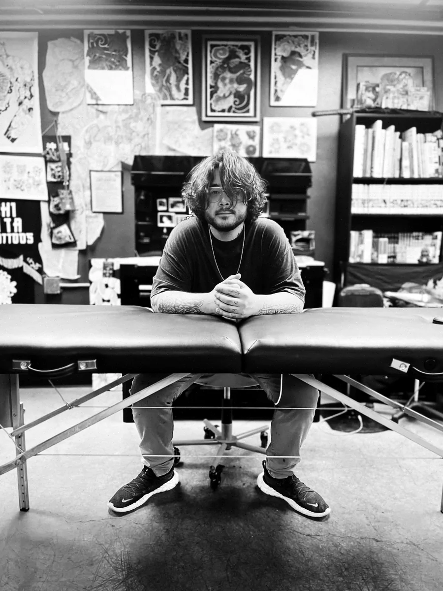Kaichi Fujita — tattoo artist at Alliance Tattoo, Eugene Oregon