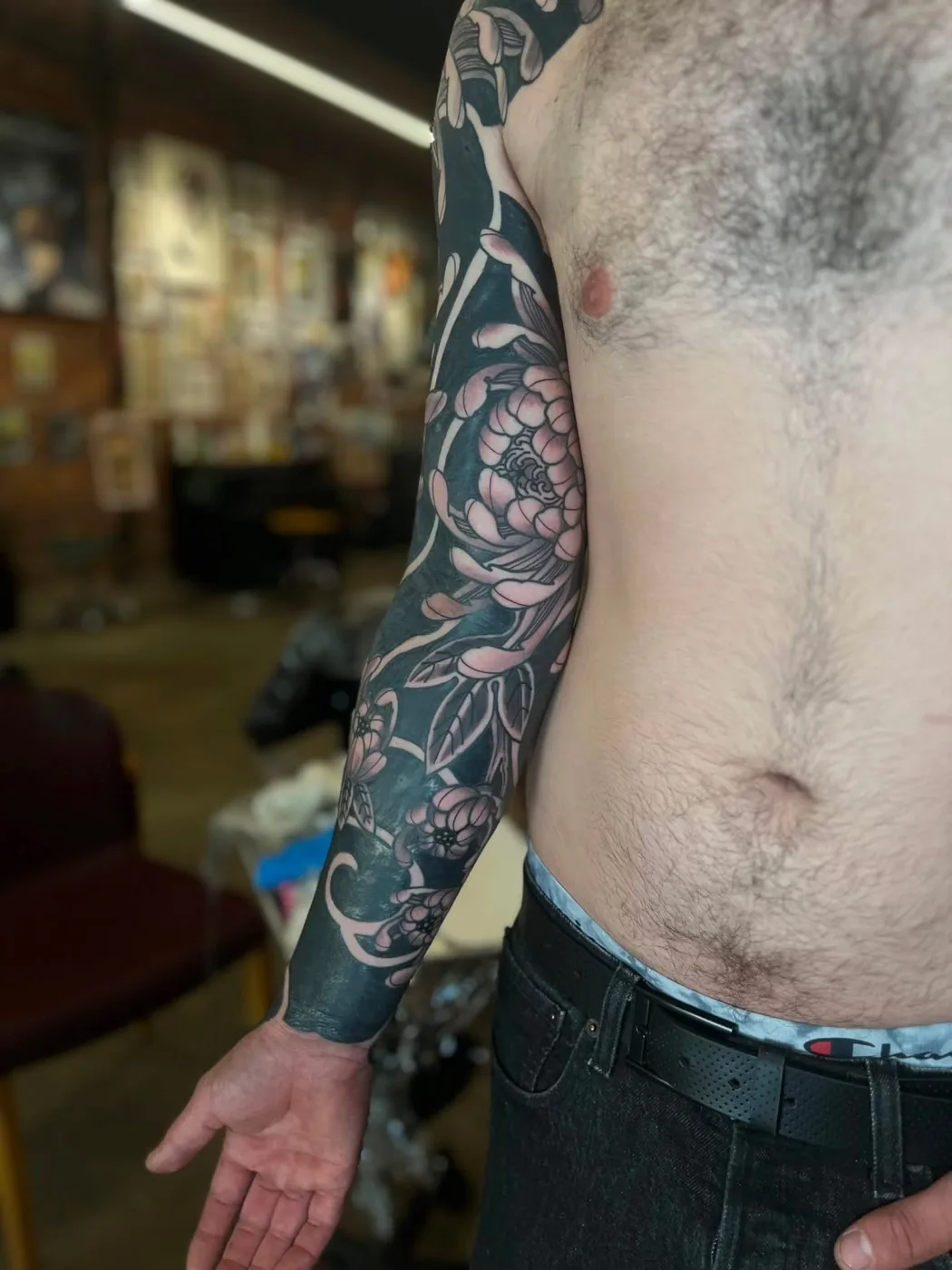 Traditional Japanese tattoo by Kaichi Fujita, Alliance Tattoo Eugene Oregon