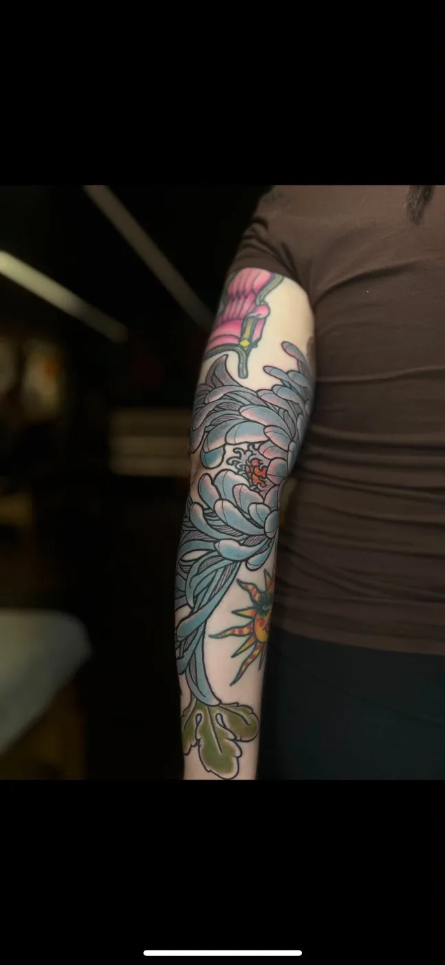 Traditional Japanese tattoo by Kaichi Fujita, Alliance Tattoo Eugene Oregon