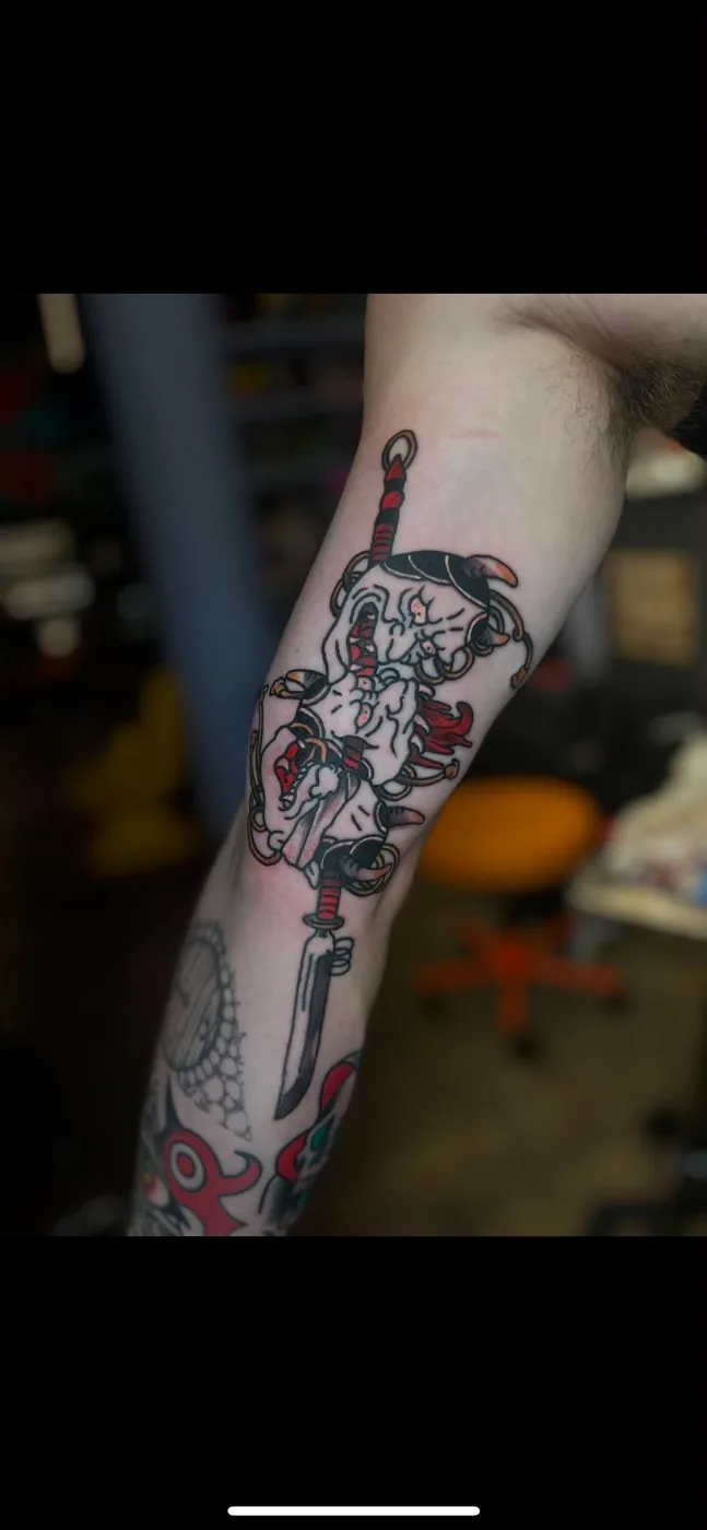 Traditional Japanese tattoo by Kaichi Fujita, Alliance Tattoo Eugene Oregon